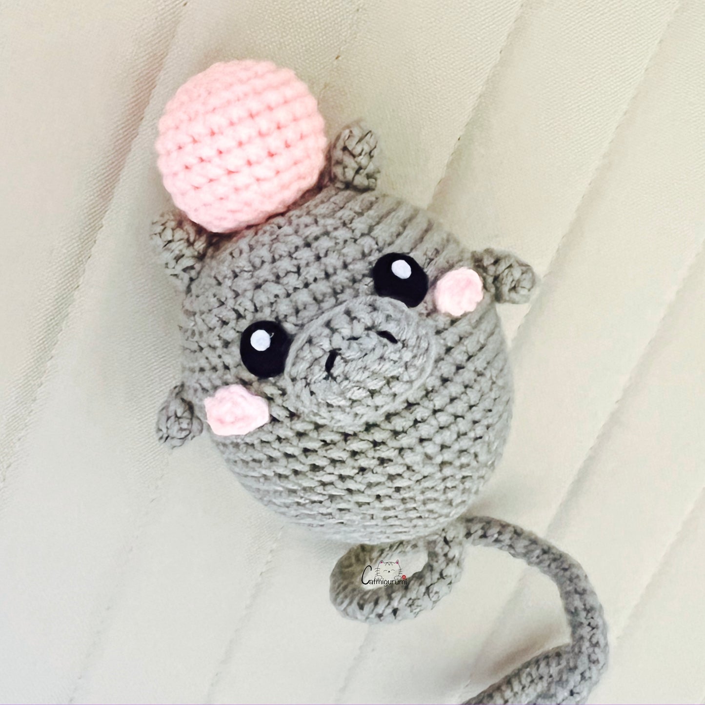 Amigurumi Crochet Pattern for Pokémon Spoink (PDF Download)