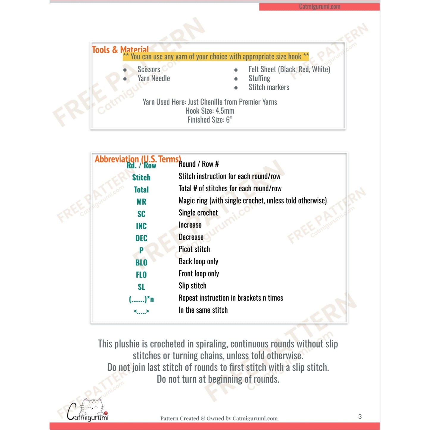 Free Amigurumi Crochet Pattern for Pokémon Gengar (PDF Download)