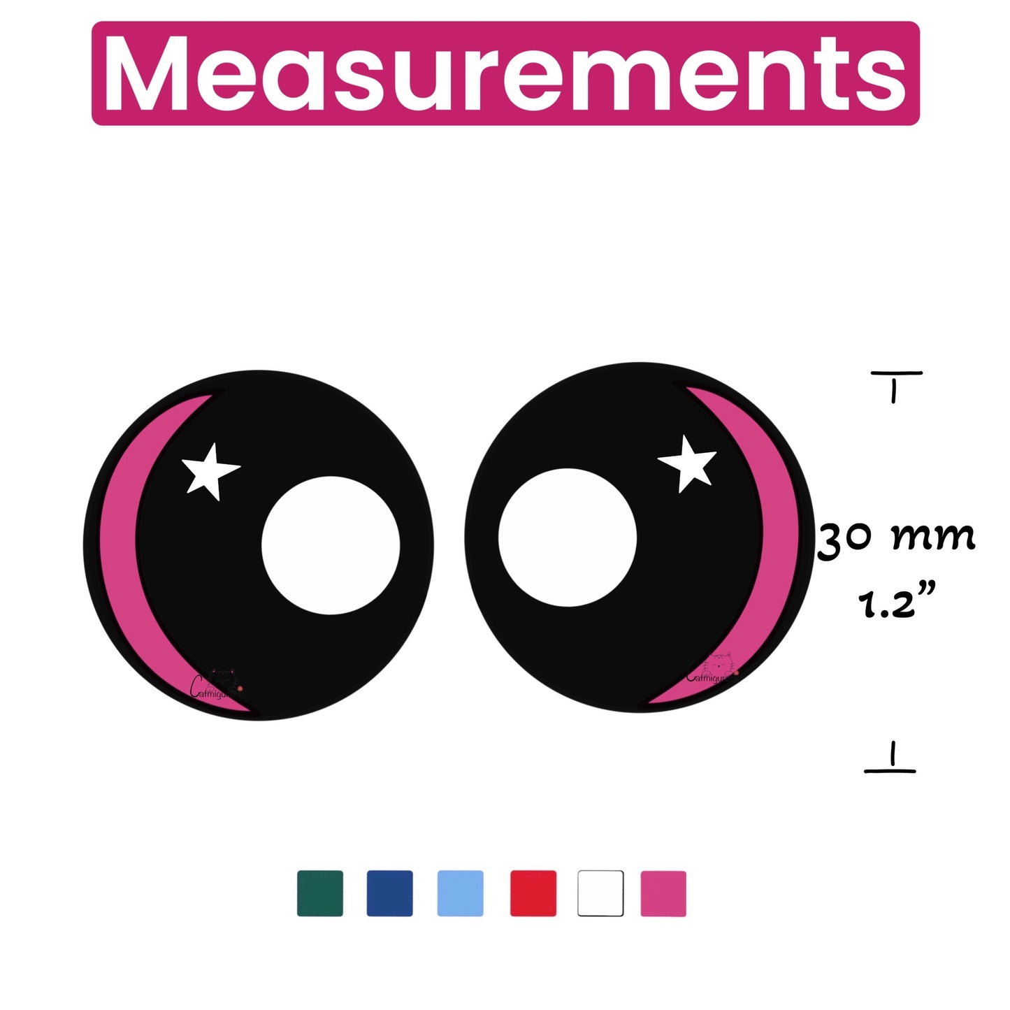 Felt Eyes 5 Pairs (RC-2)