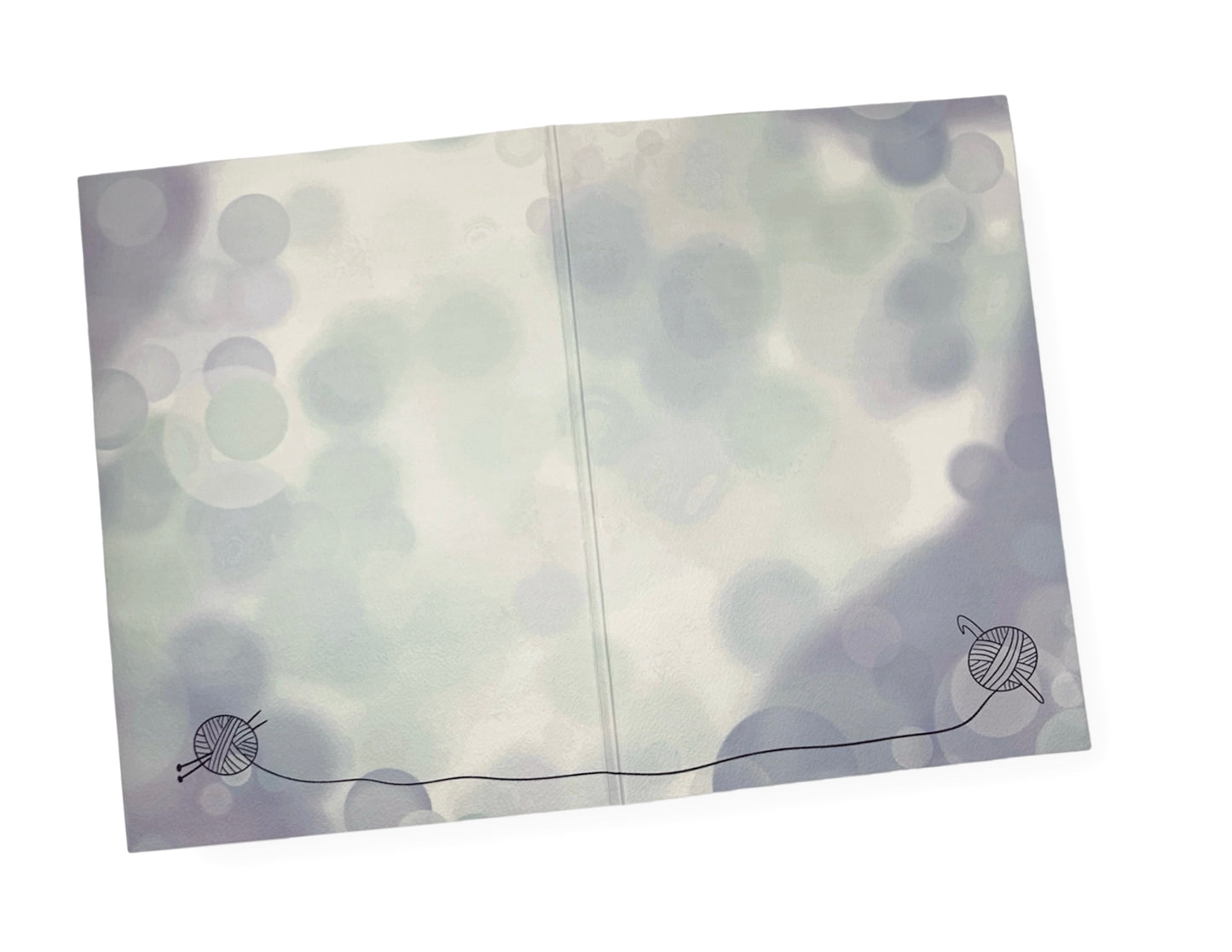 blank yarn and embroidery thread swatch color sample cards back view