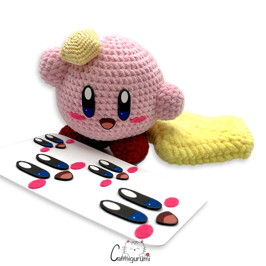 Felt Facial Set for Kirby