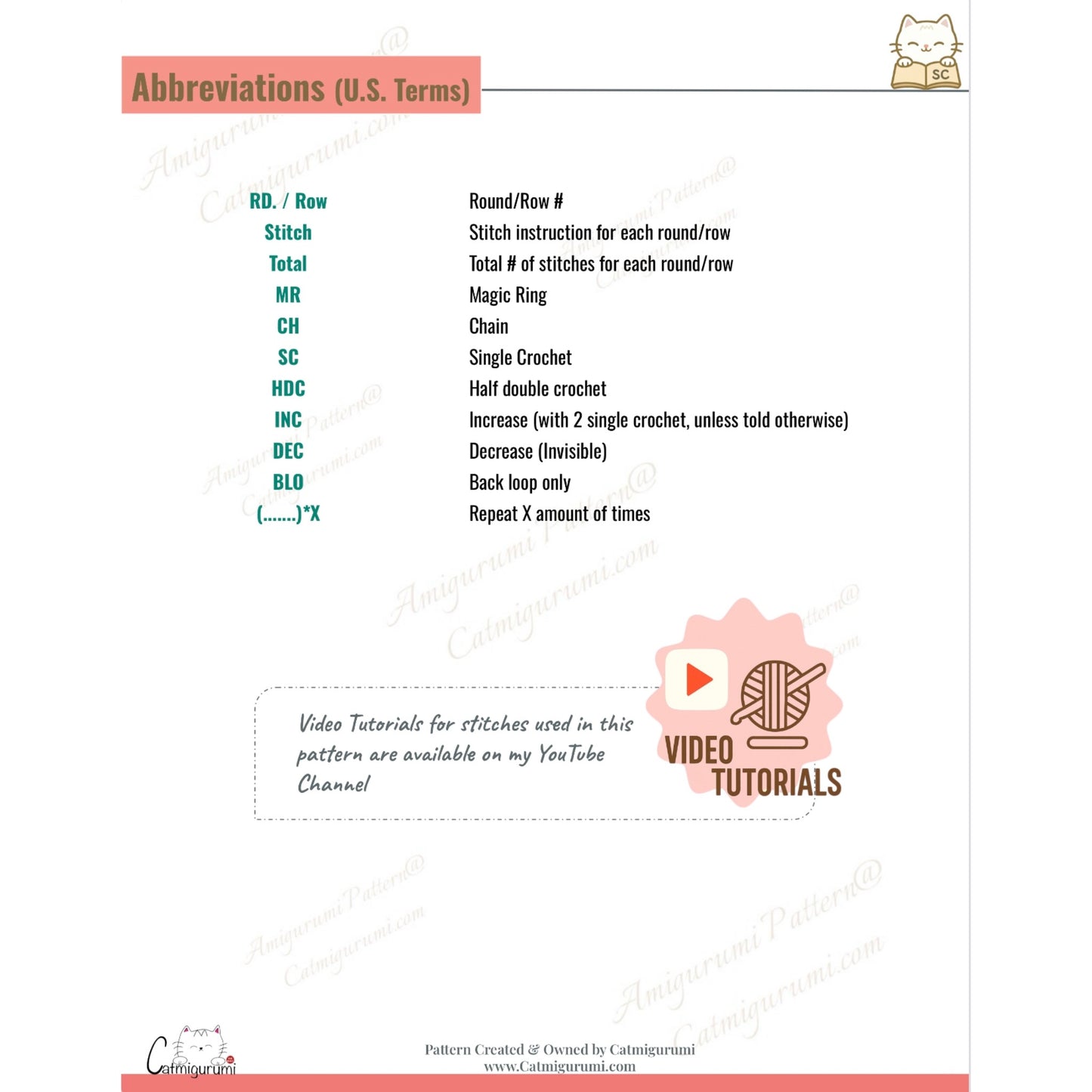 Amigurumi Crochet Pattern for Pokémon Spoink (PDF Download)