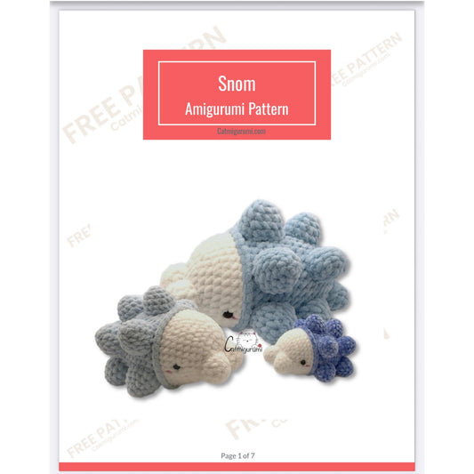 Free Amigurumi Crochet Pattern for Pokémon Snom (PDF Download)