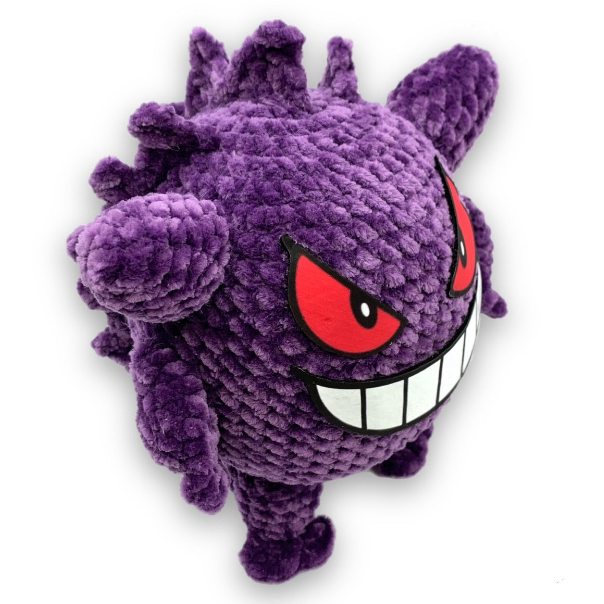 Close‑Up Gengar Amigurumi Crochet 