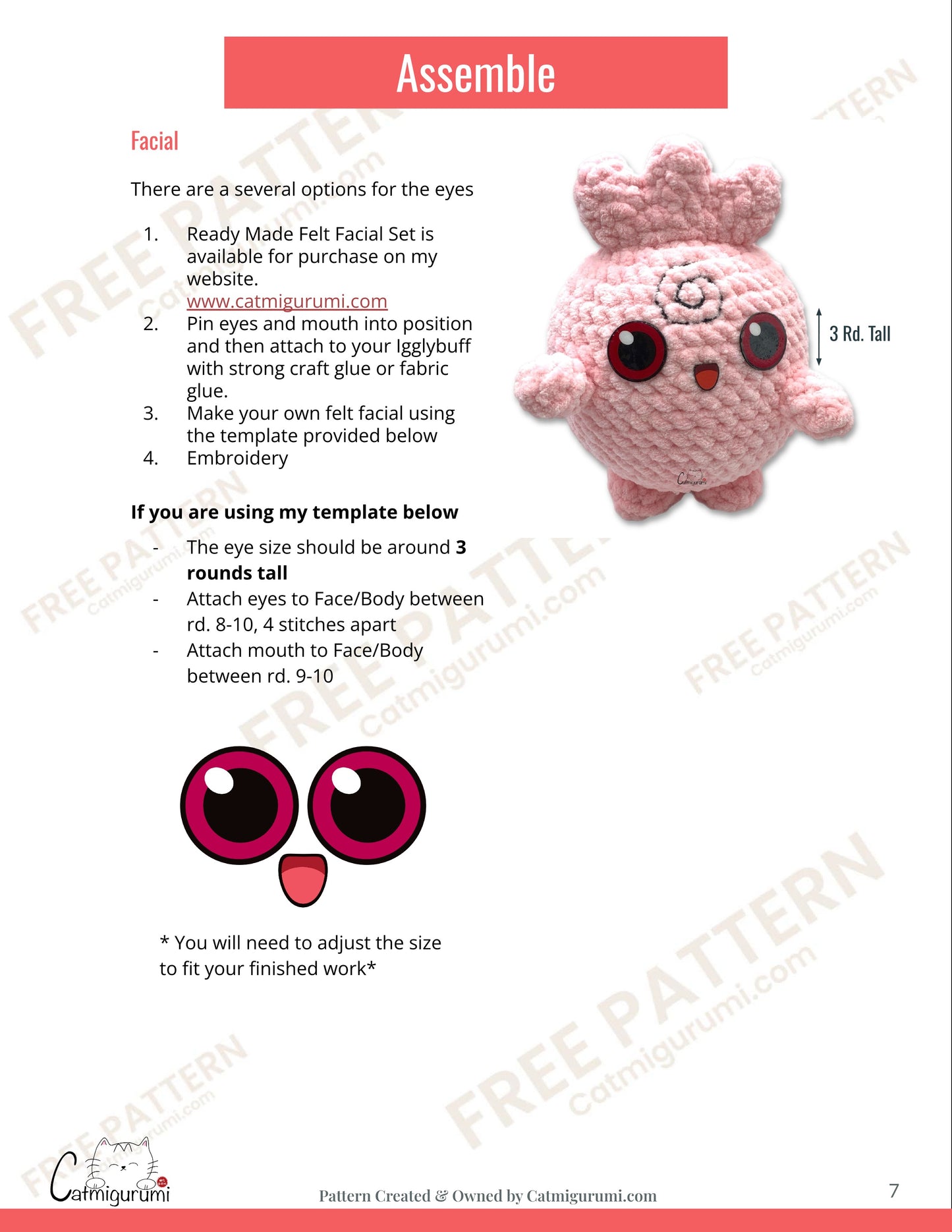 Free Pattern - Igglybuff