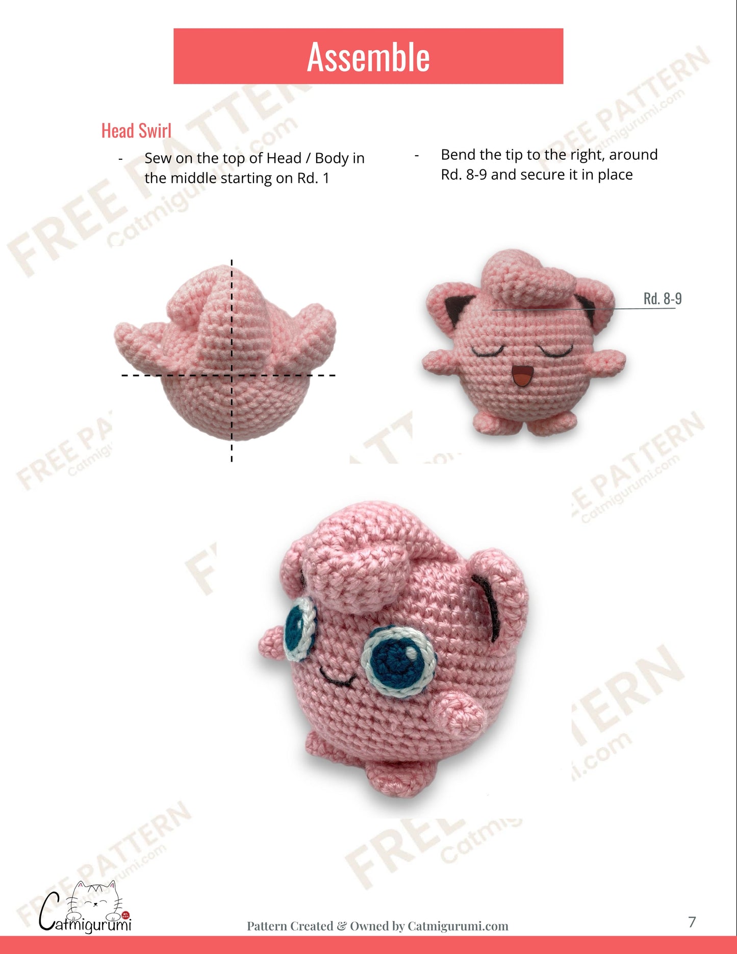 Free Pattern - Jigglypuff