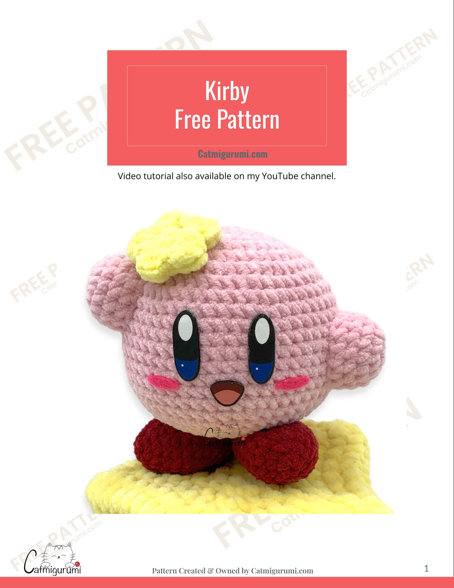 Free Pattern - Kirby