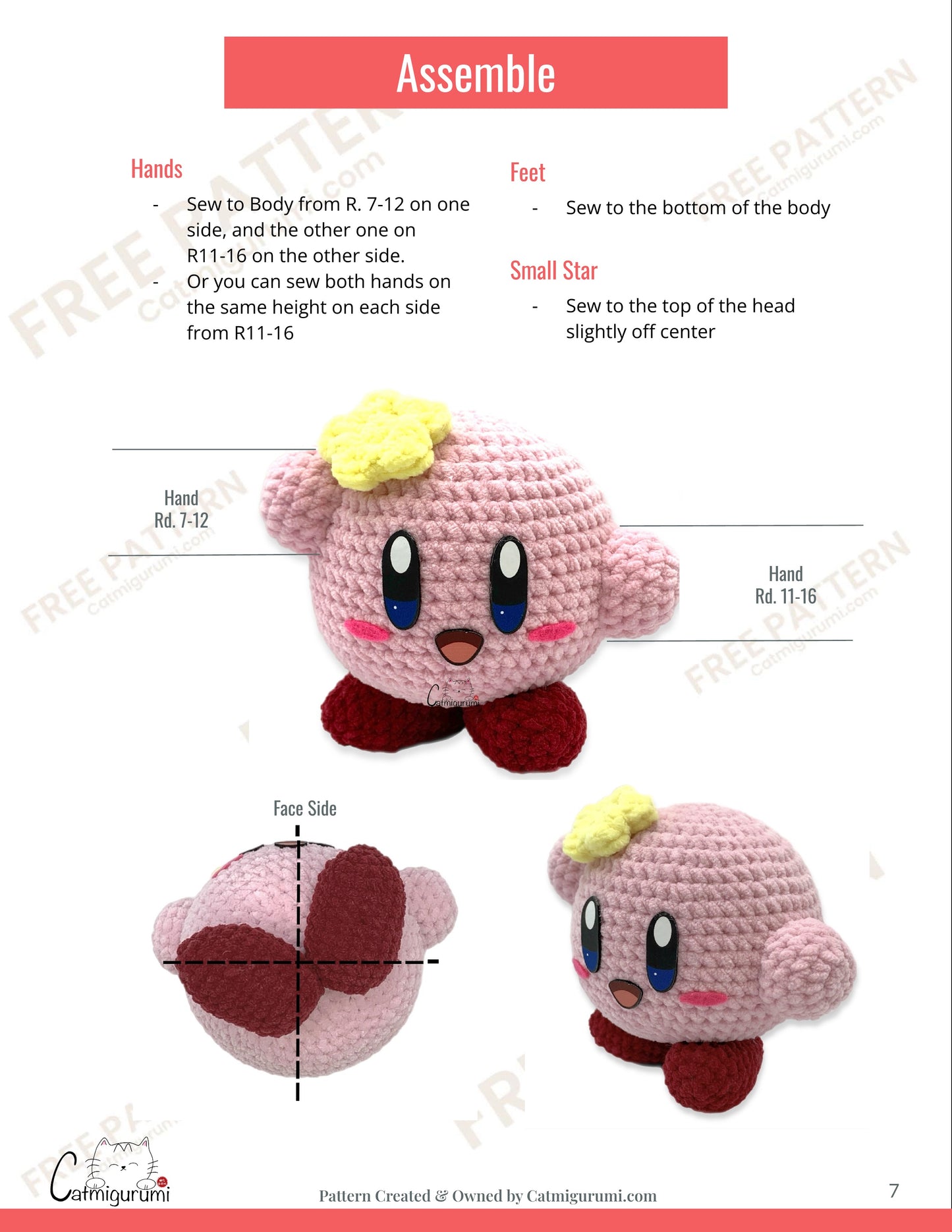 Free Pattern - Kirby