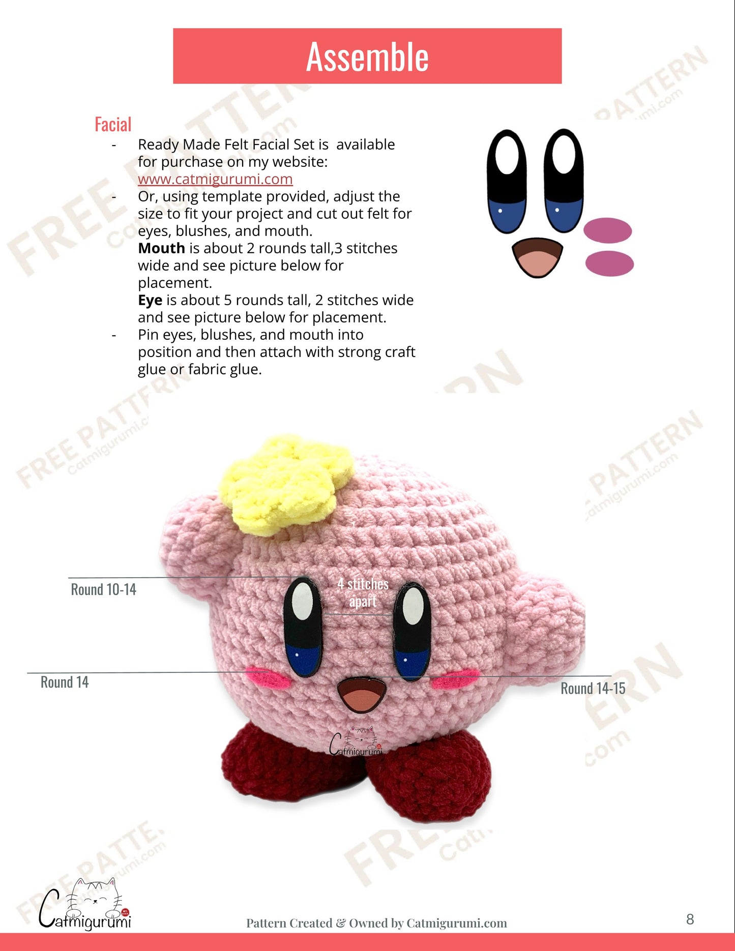 Free Pattern - Kirby