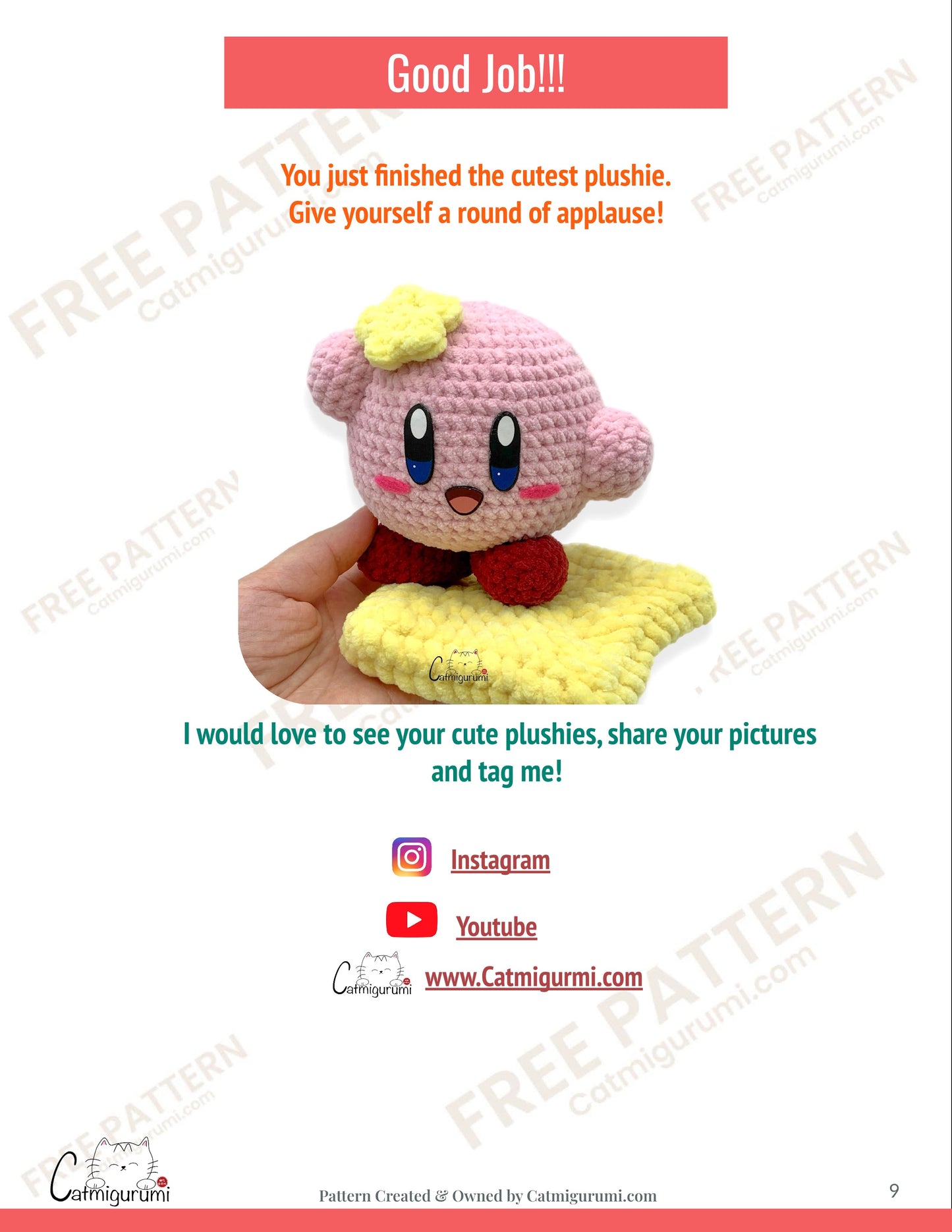 Free Pattern - Kirby