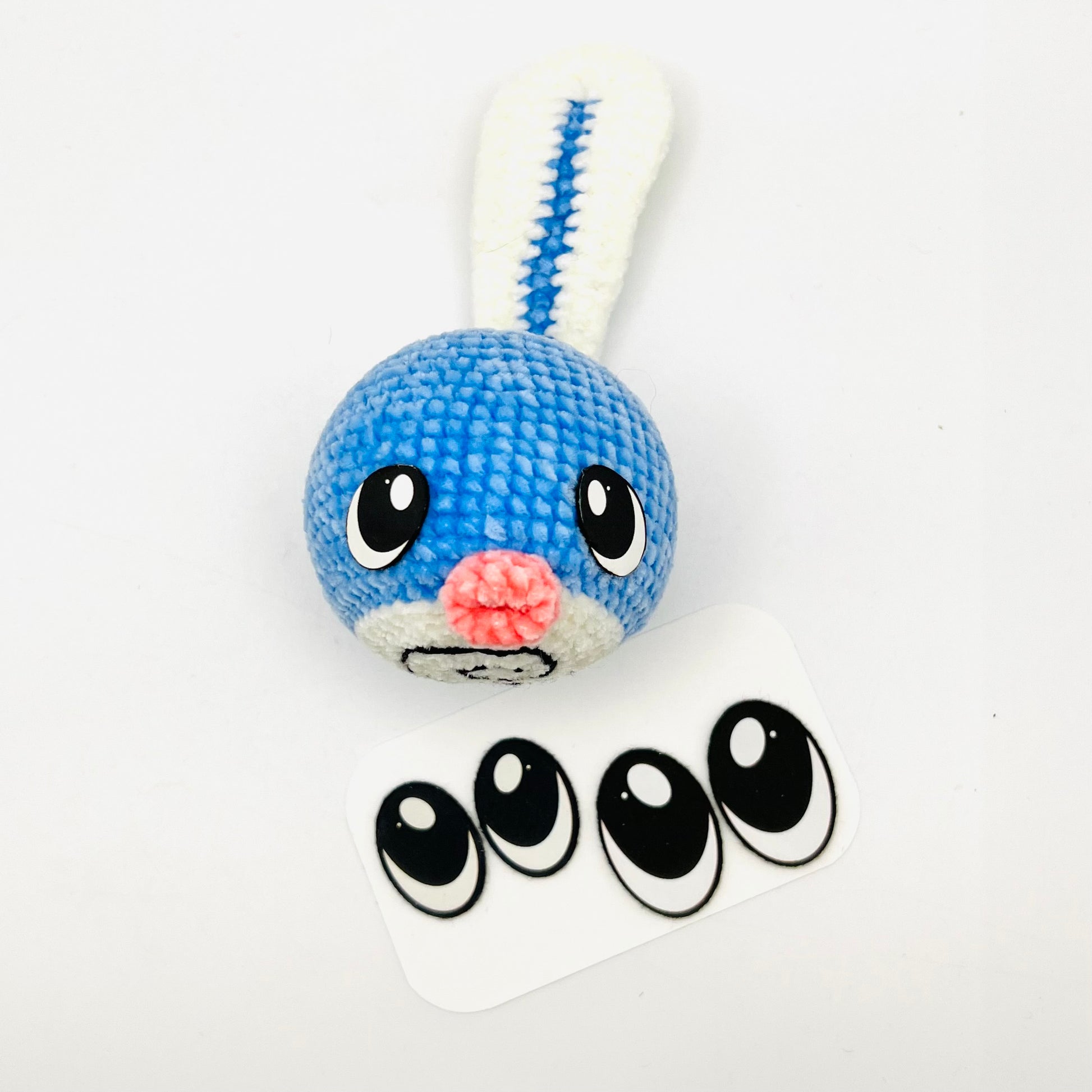 Swirly Tadpole felt eyes for amigurumi plush toys precut craft felt eyes set
