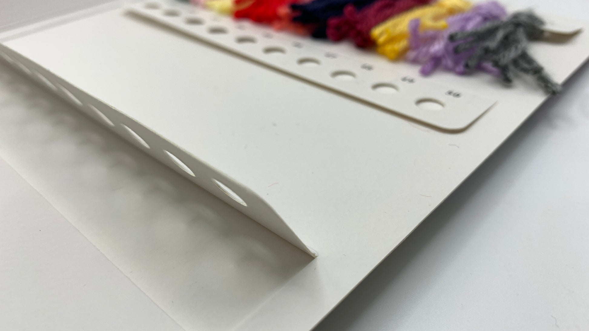 blank yarn and embroidery thread swatch color sample cards premium material